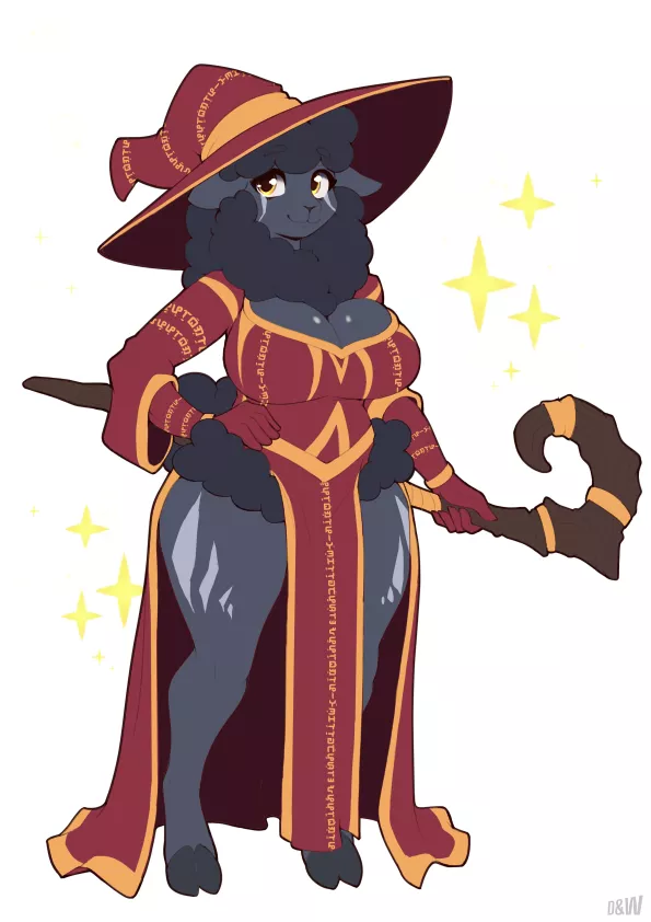 Fantasy Wizard Sheep Girl!
