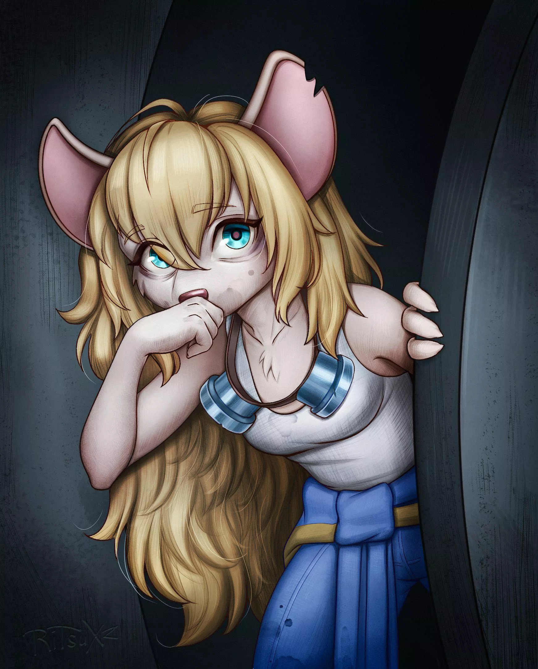 Gadget came out of the shelter... (by RitsuXZ)
