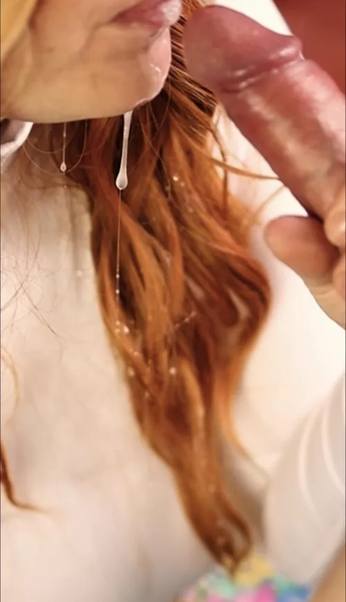 I was going for a facial but it got in my hair, on my clothes and my mouth too