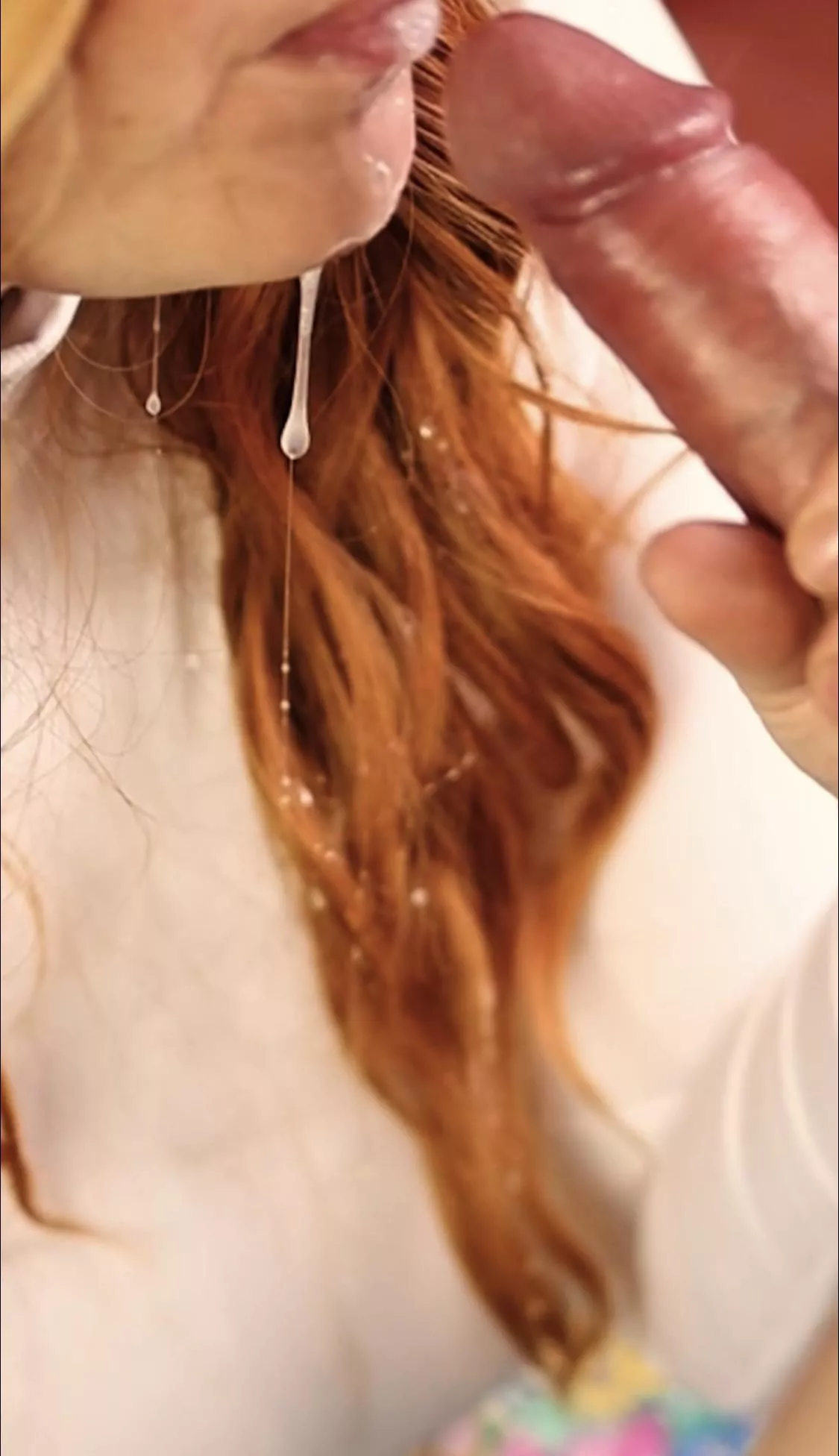 I was going for a facial but it got in my hair, on my clothes and my mouth too