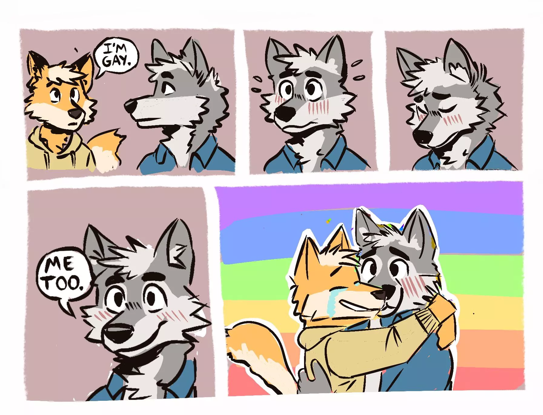 Love shines brightest when shared with a friend. Happy Pride Month 