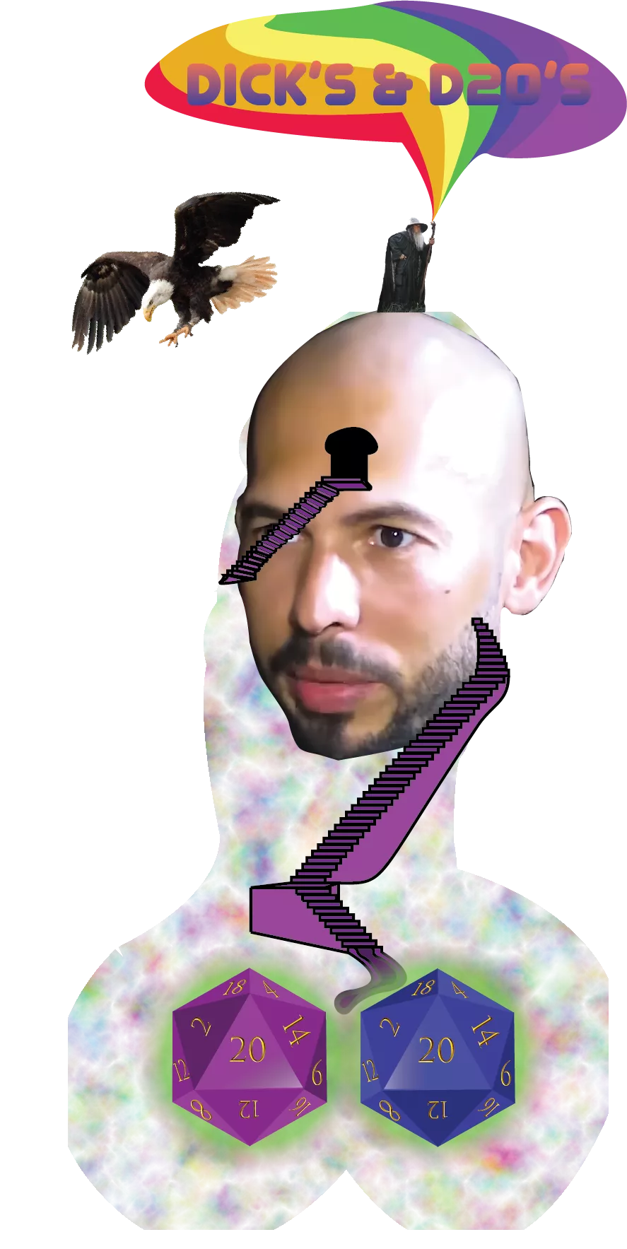 Made my D&D groups shirt logo...