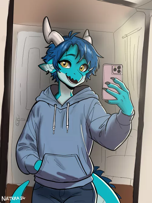 Mirror Selfie <3 (Art by me)