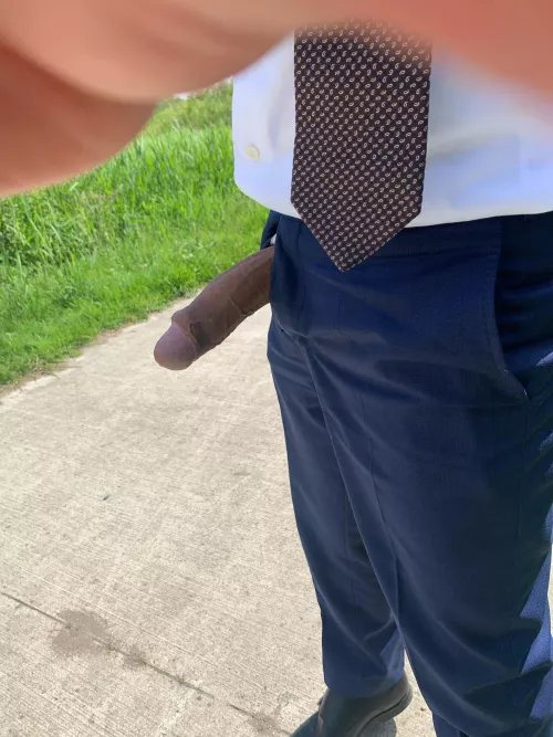 On a midday walk in a city park