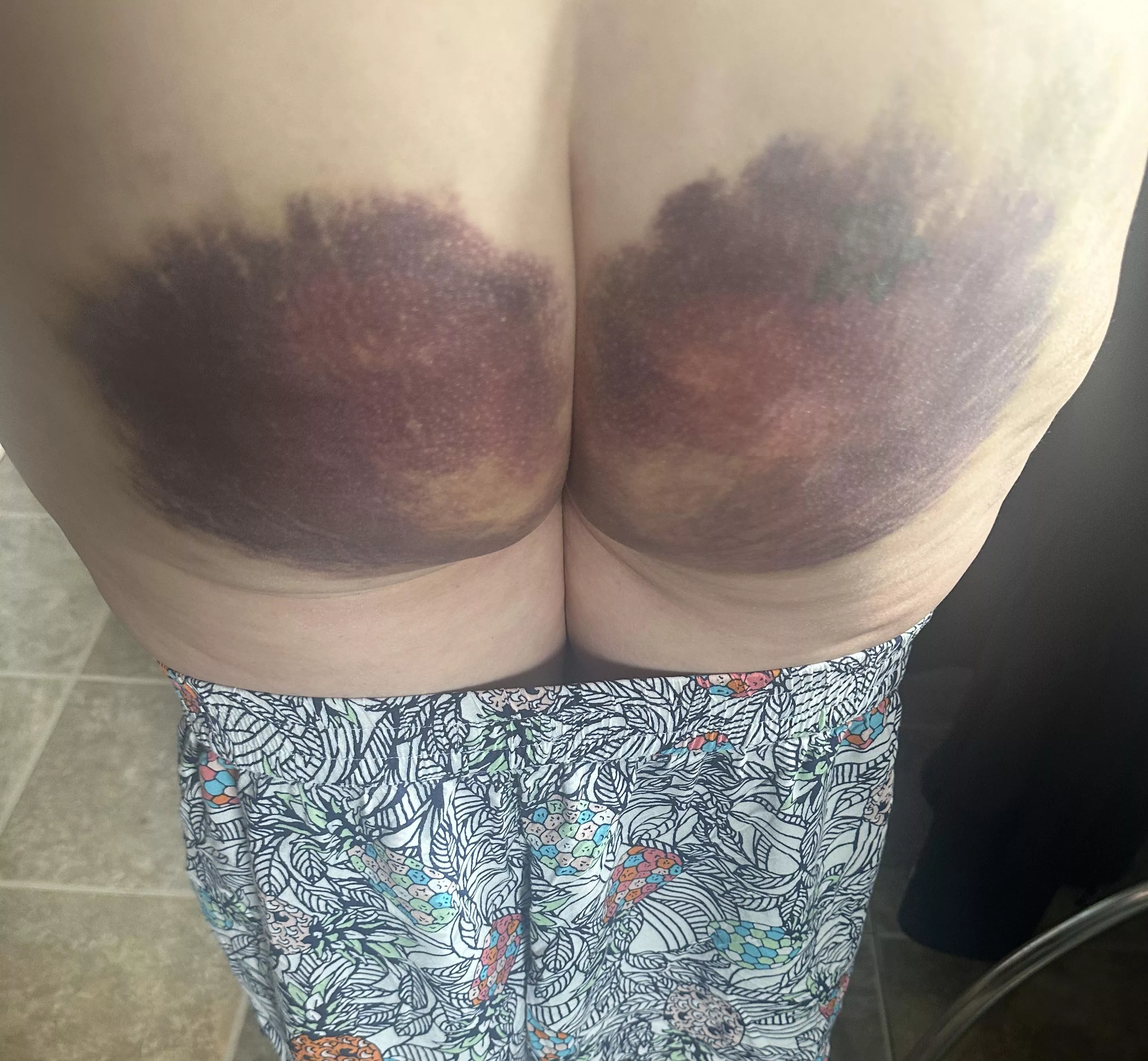 Spanking was enjoyed. 😈😇