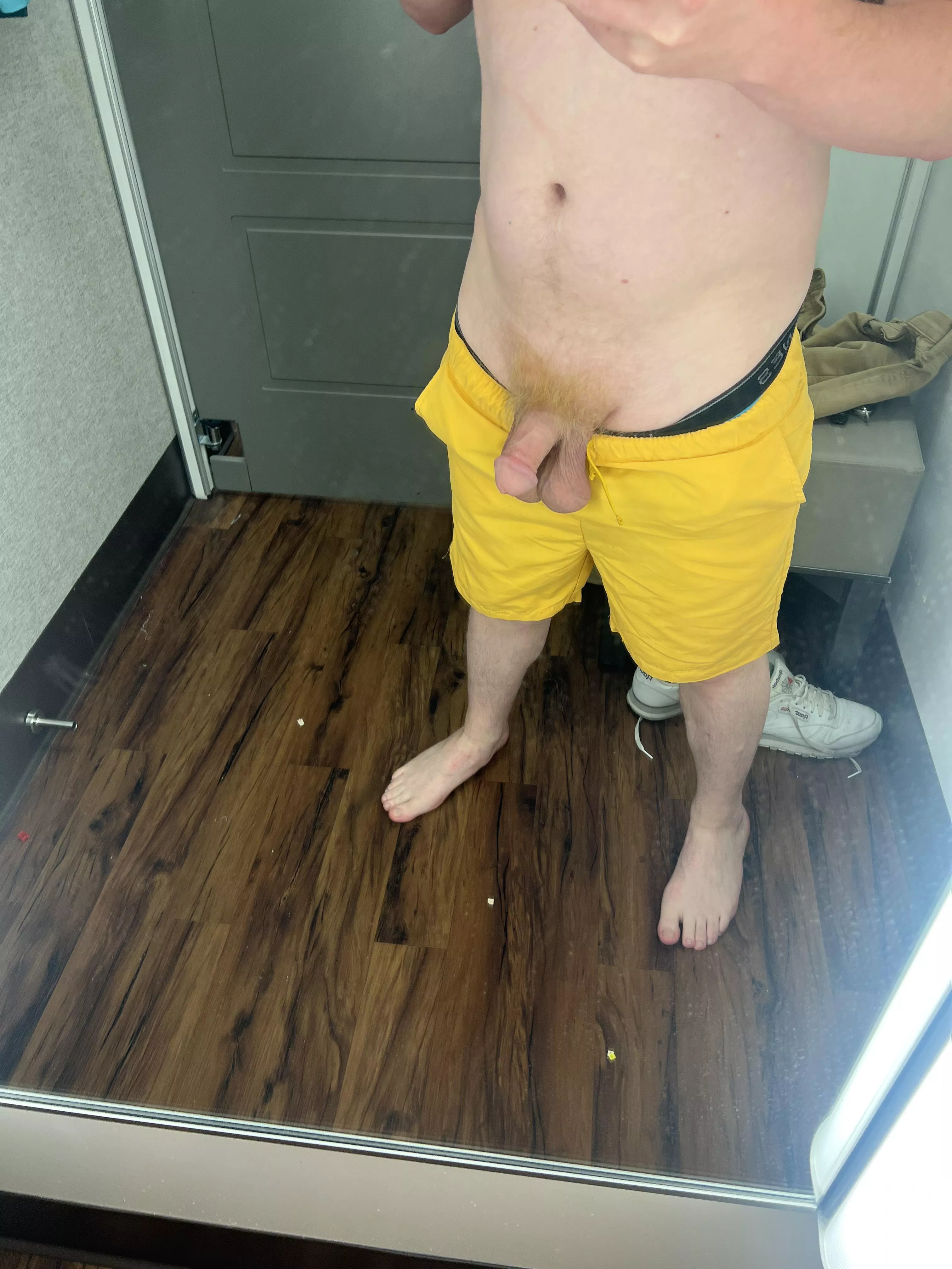 Think I’ve Got Time To Cum In The Changing Room?
