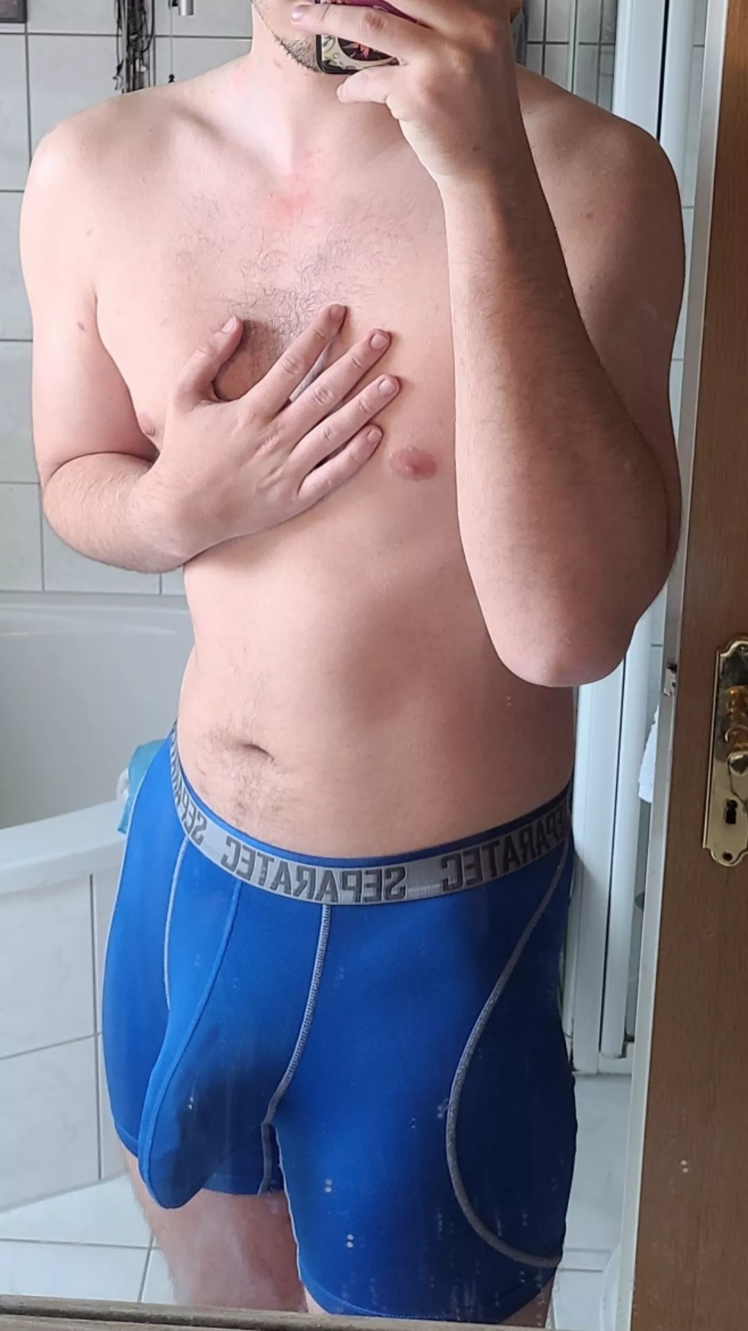 You think blue fits me?