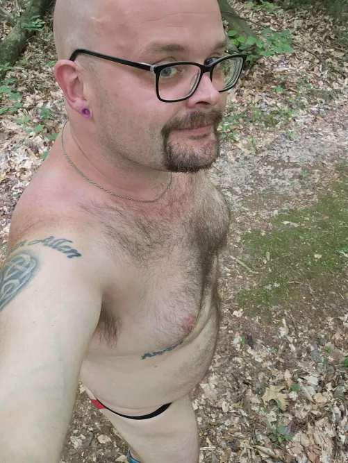 Almost naked hikes at camp last weekend. Who wants to join me next time?