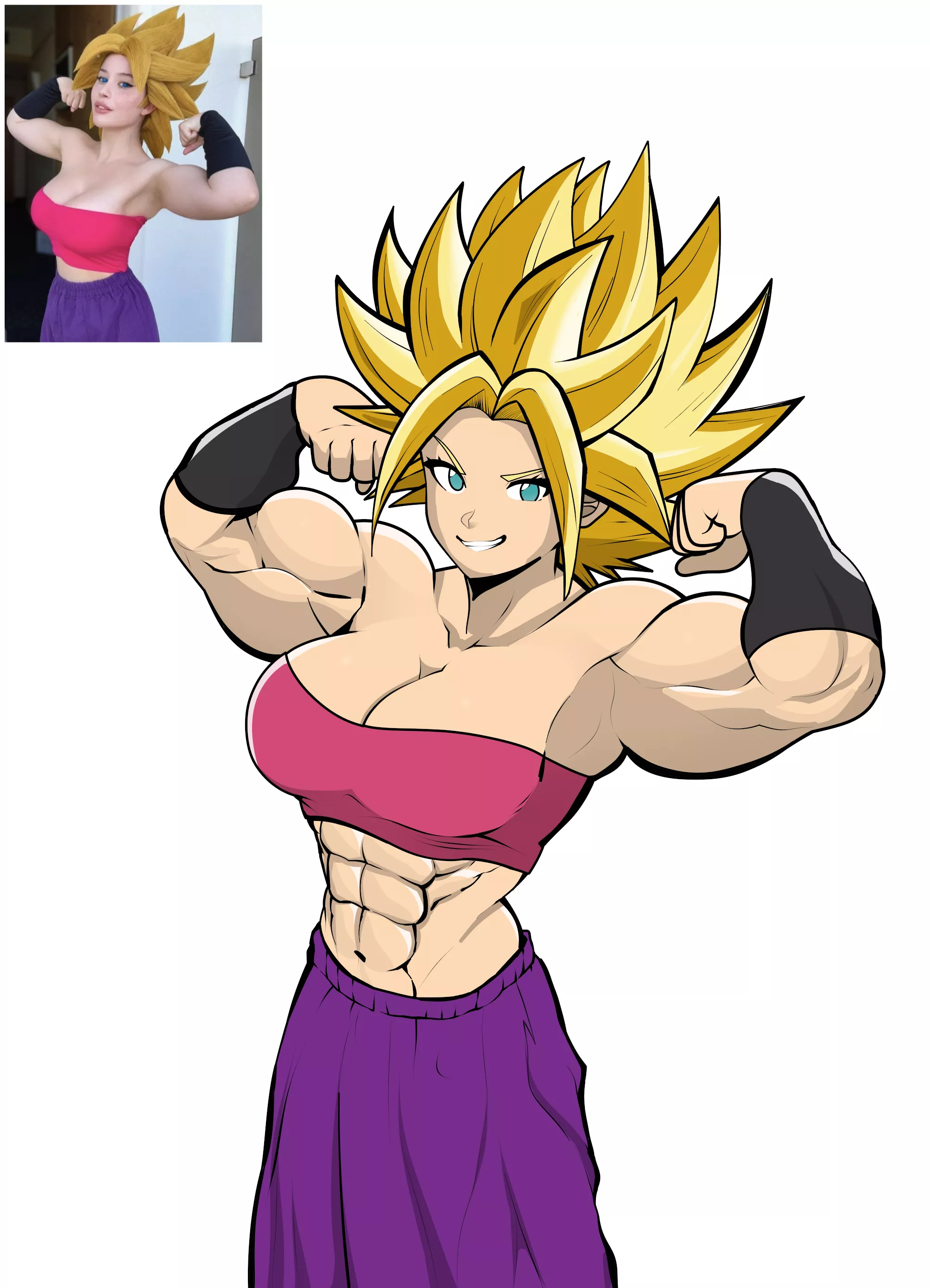 Caulifla from Dragon Ball [Matchstickman1]
