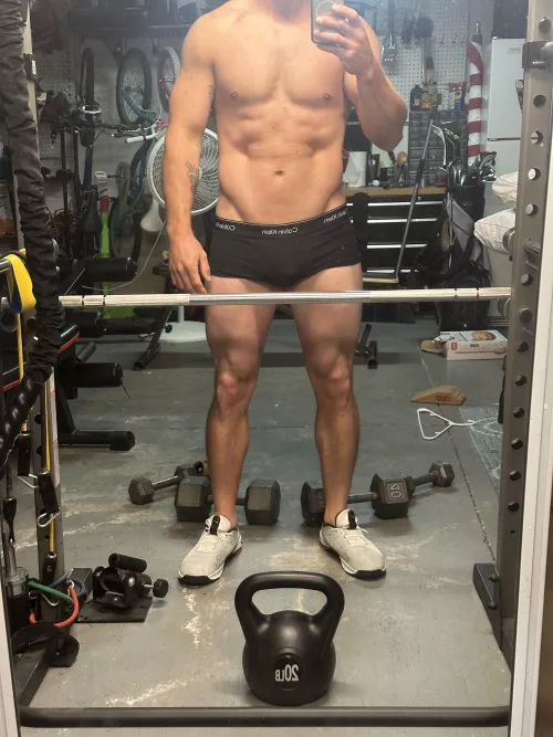 Early morning workout before work today