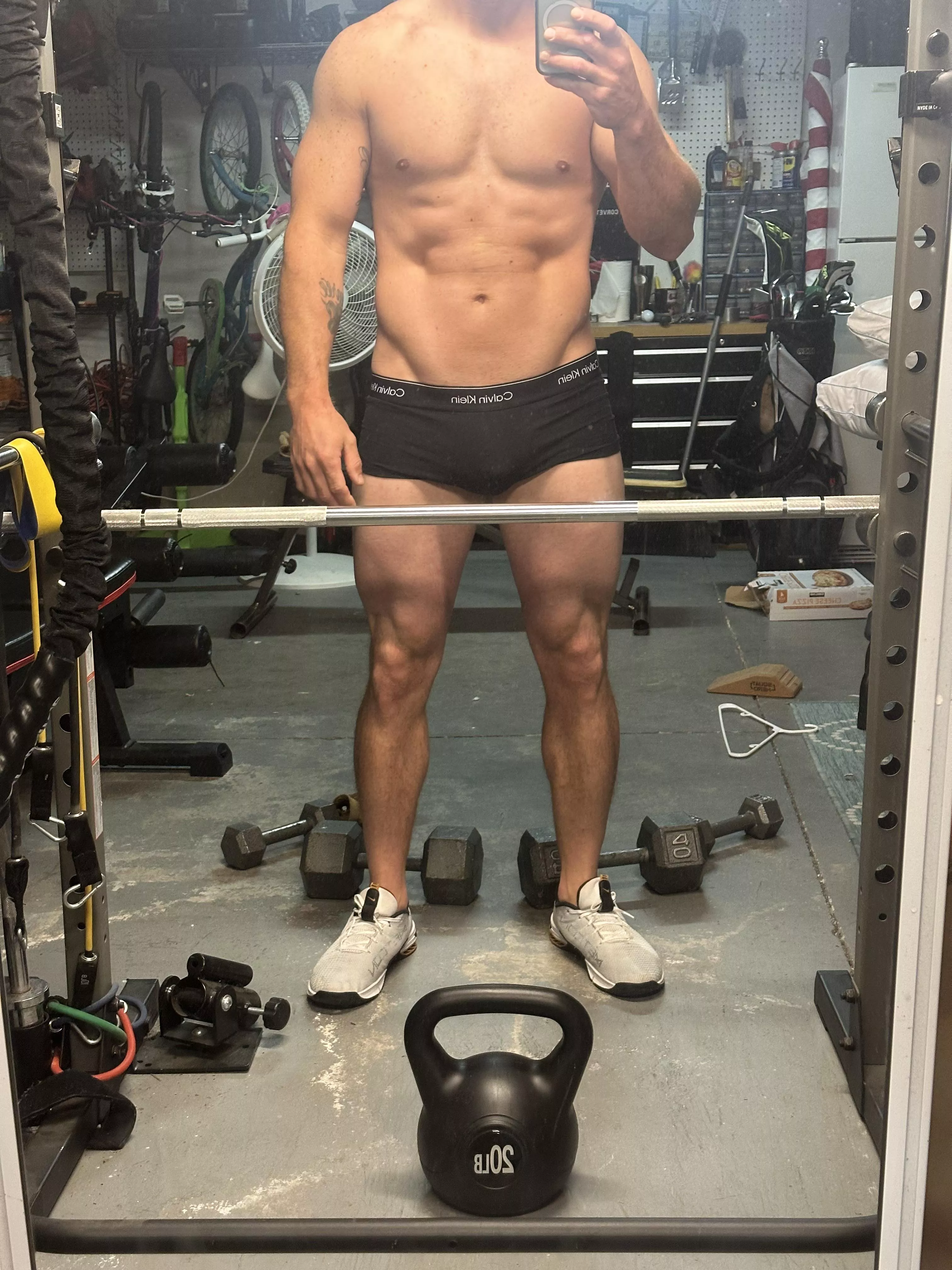 Early morning workout before work today