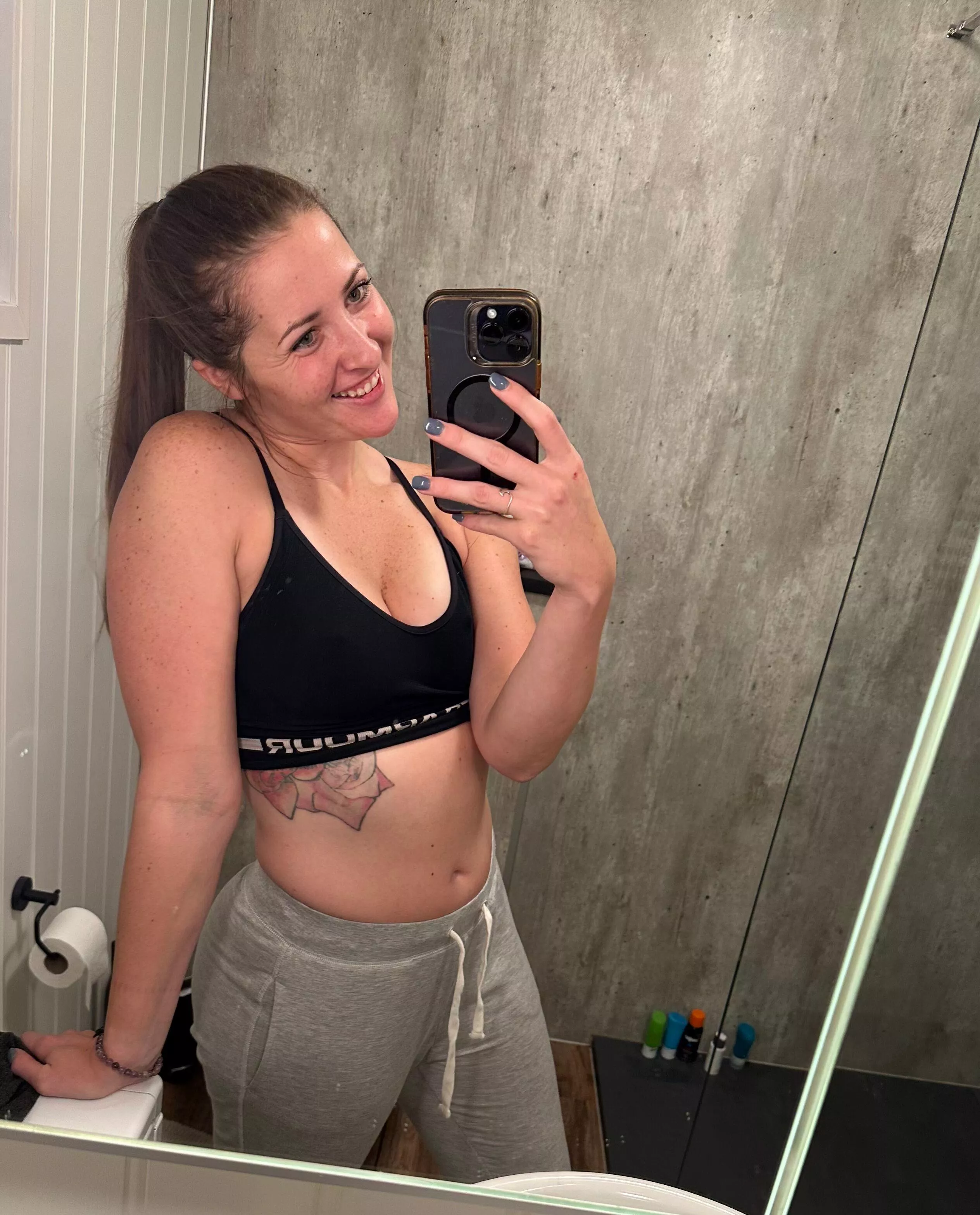 give me another workout before my shower? 😋