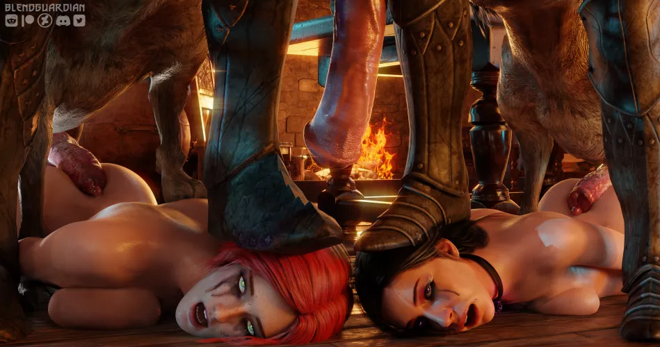 How the witch hunters humiliate heretics~ (blend guardian)