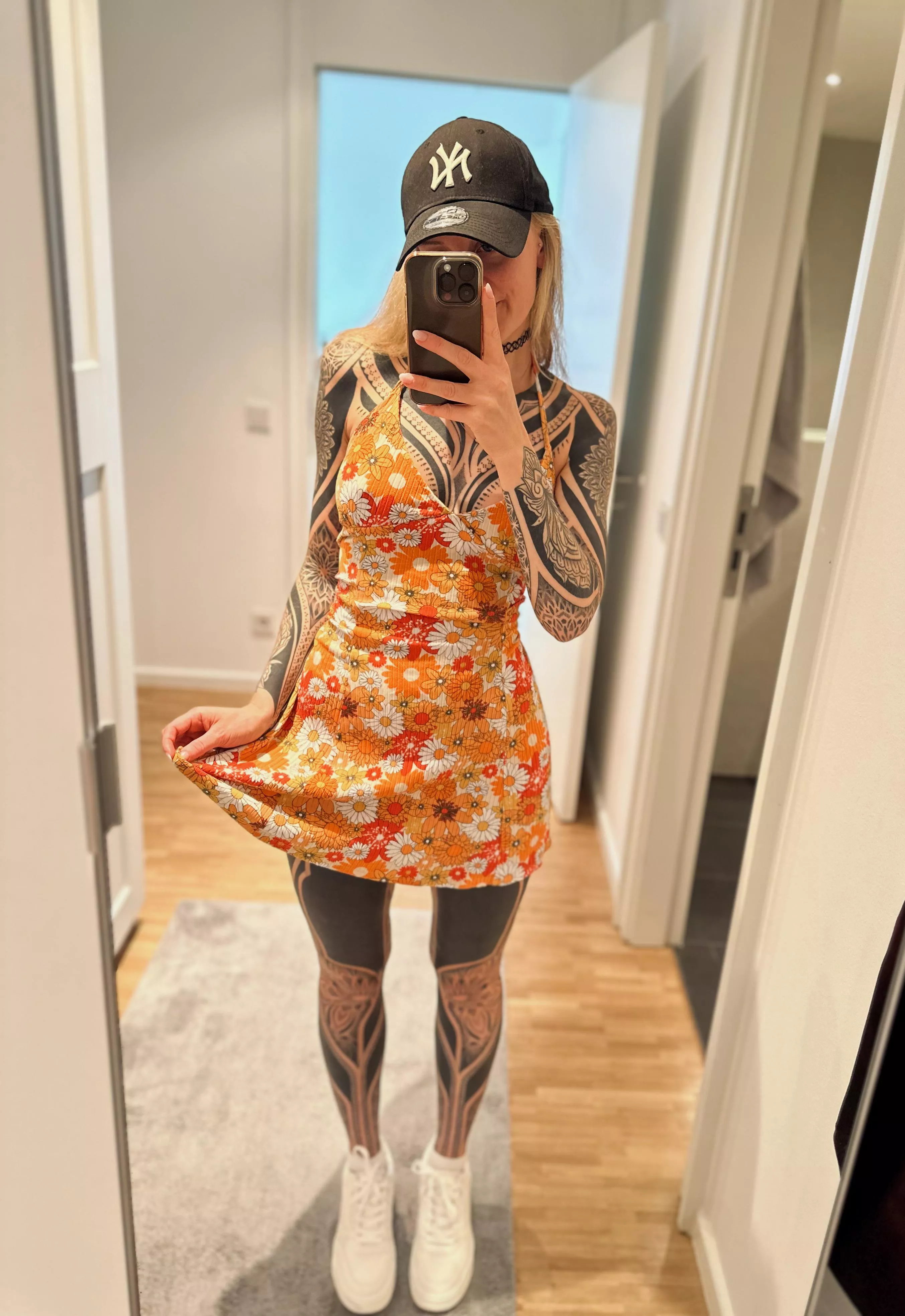 I like it when the summer wind blows between my legs