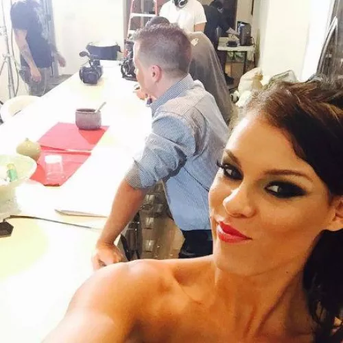 Lucky guys had the privilege of being on the same room as the queen