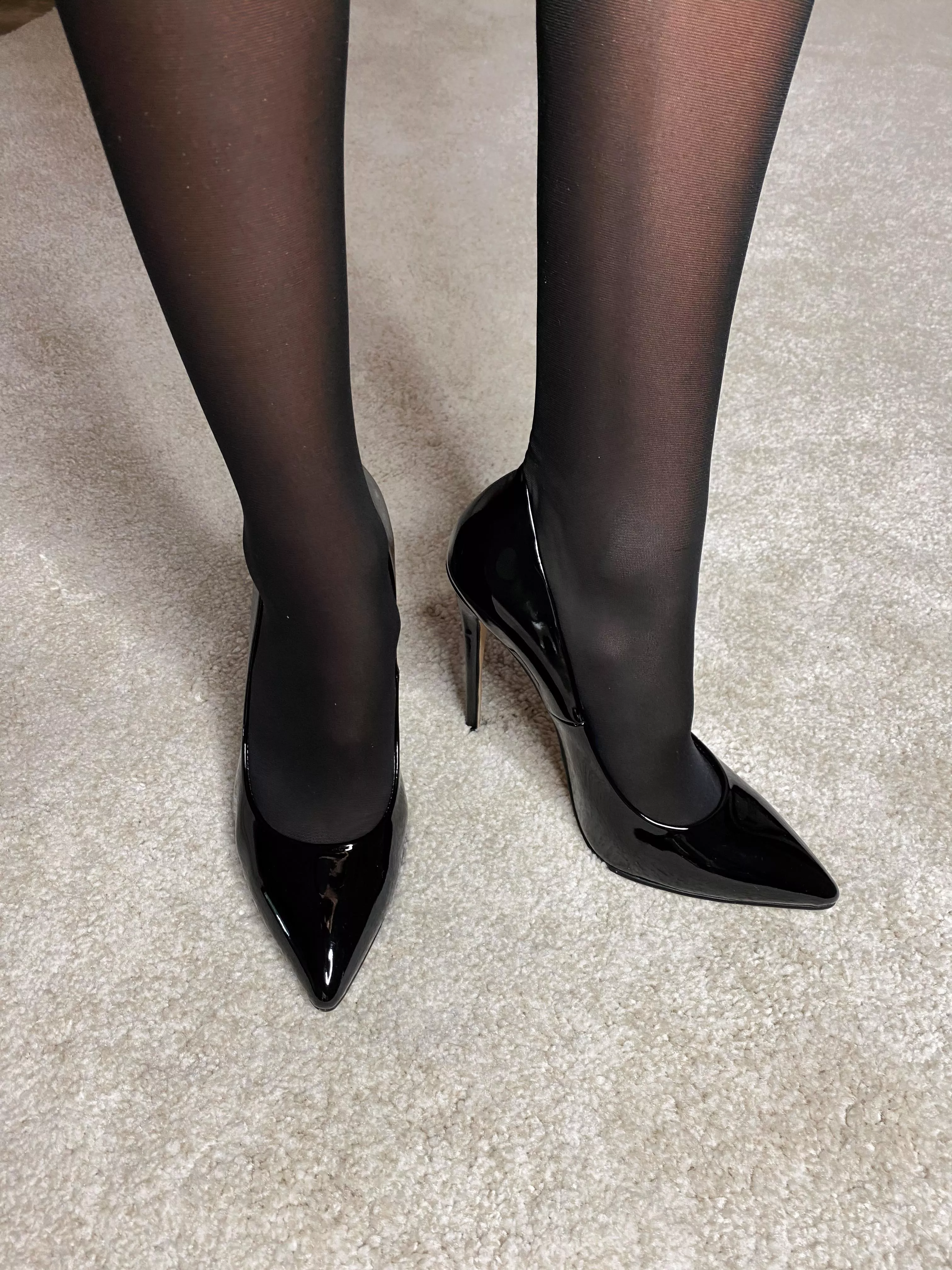 Shiny heels are the best heels ever 