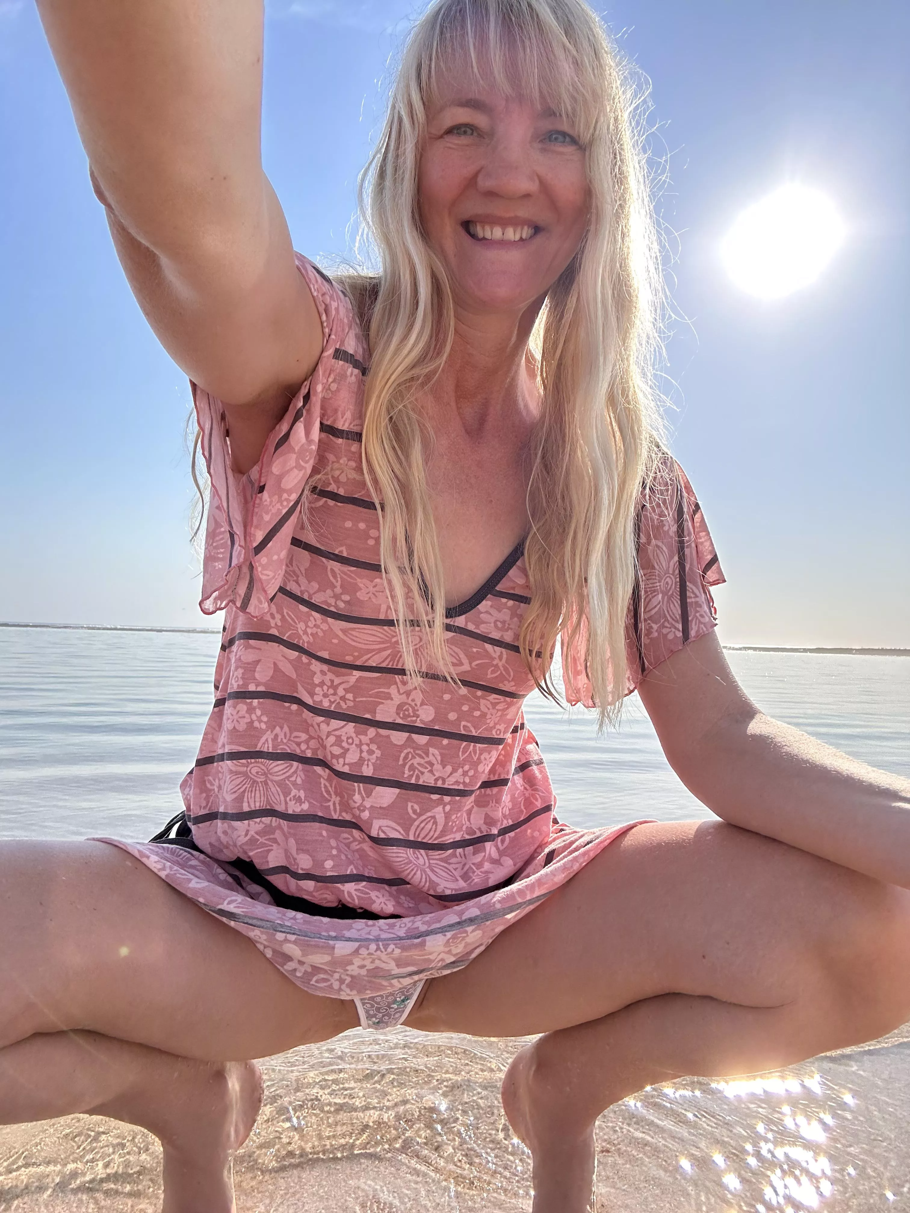 The sun certainly is shining 