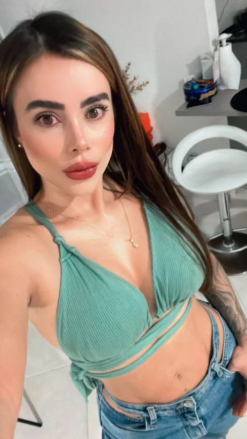 What do you think of my crop top?