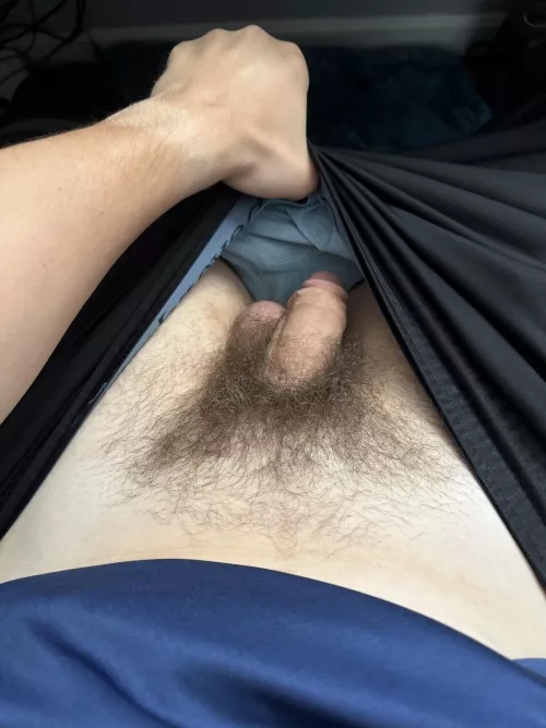 [24] My soft hairy cock 