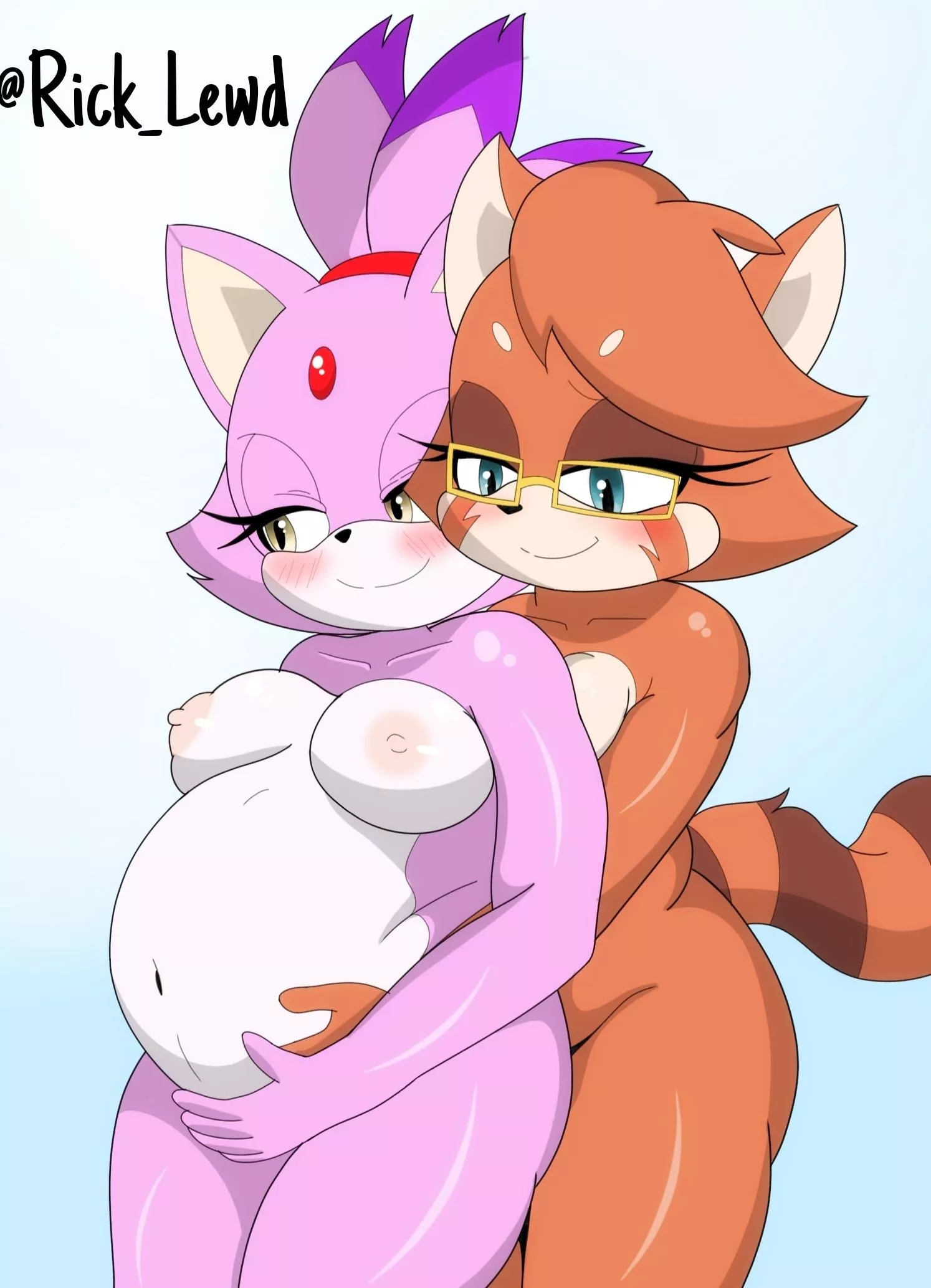 Another Blaze commission I made on Twitter (made by me: Rick_Lewd)