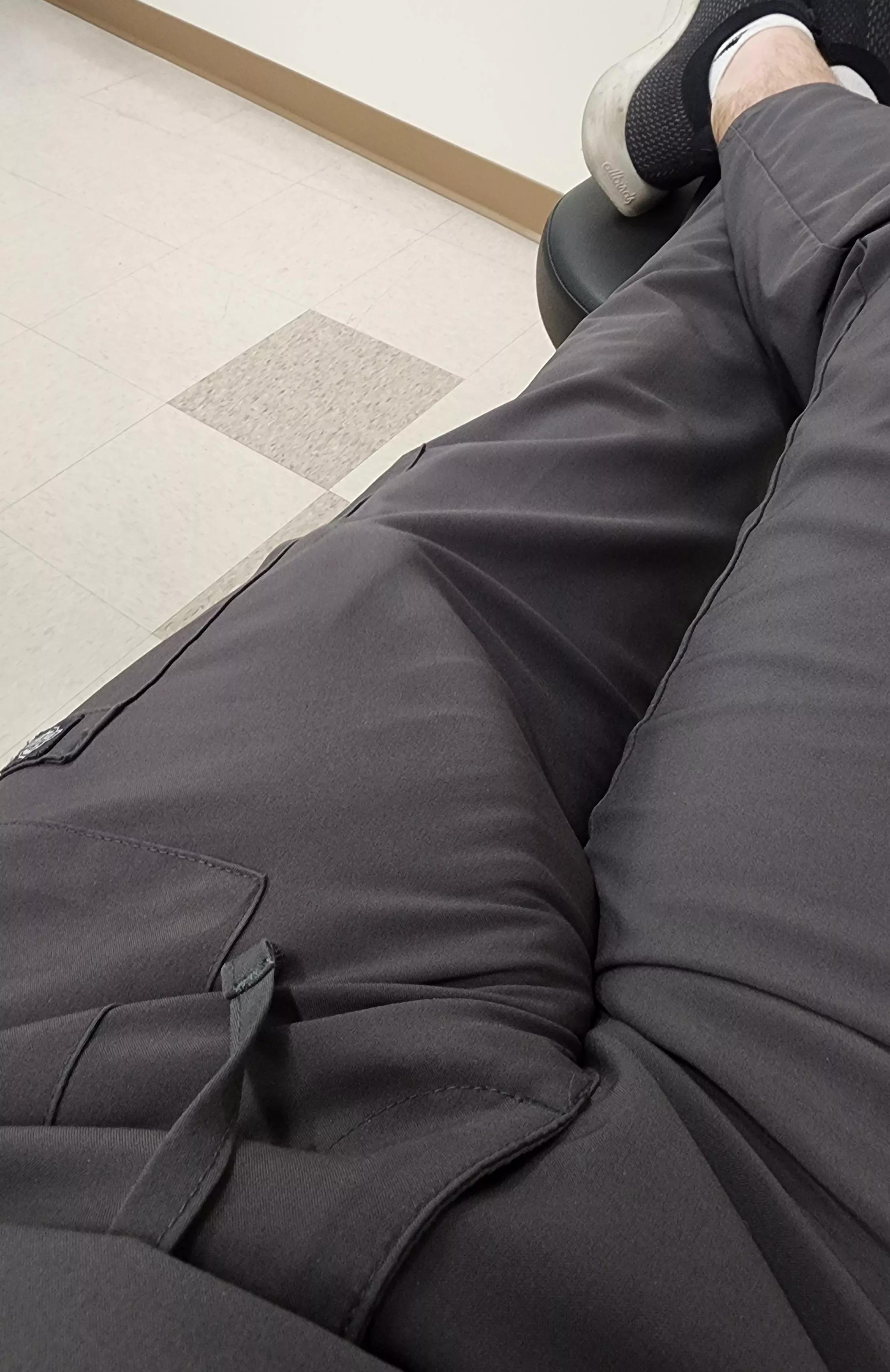 Bored but i would say Hard day at work.