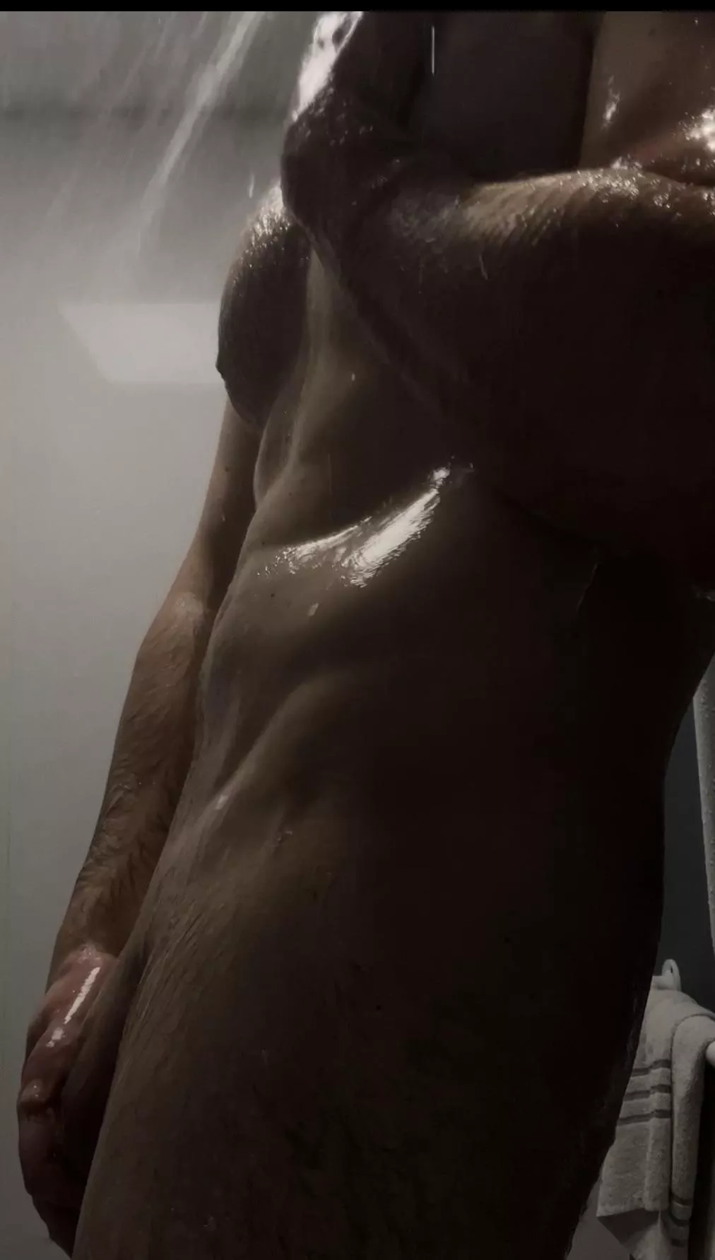 Could you grab me my towel? 💦