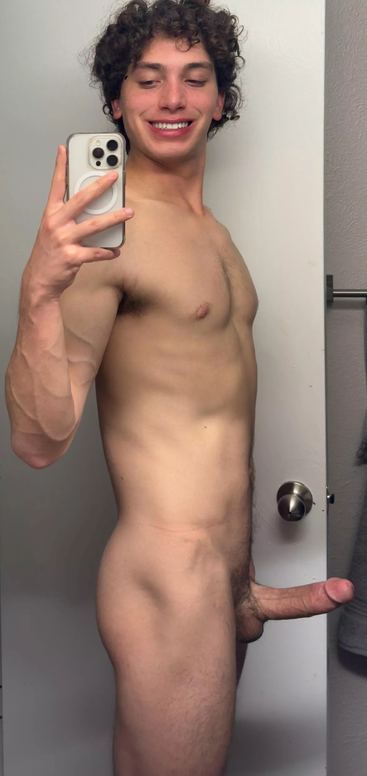 Describe my cock in three words