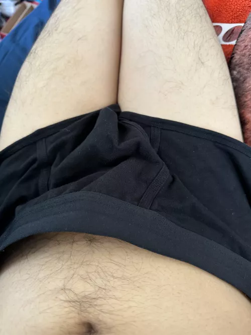 Found this pair of XL black goodfellow brand briefs in the locker room. A little bit big on me