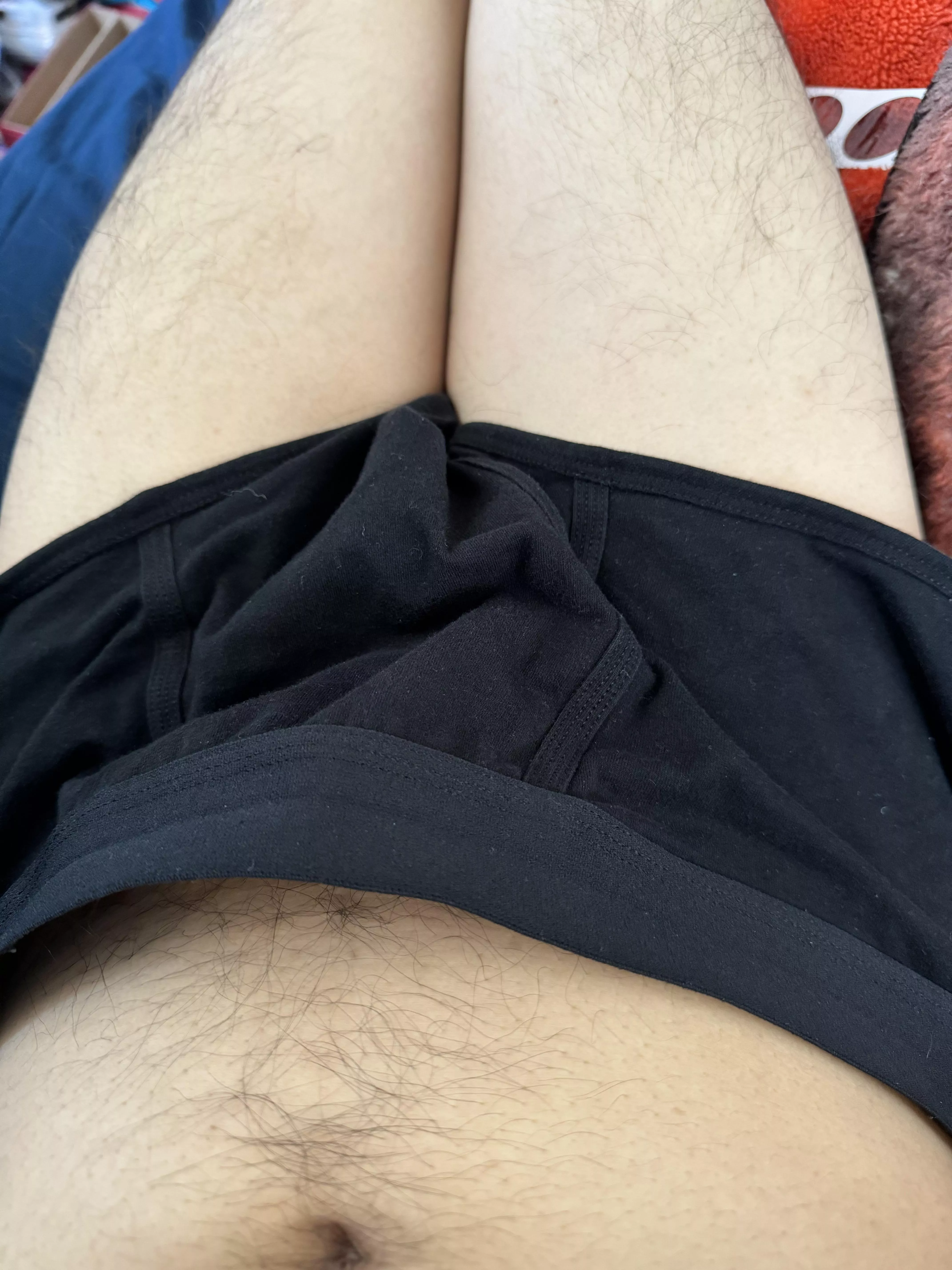 Found this pair of XL black goodfellow brand briefs in the locker room. A little bit big on me
