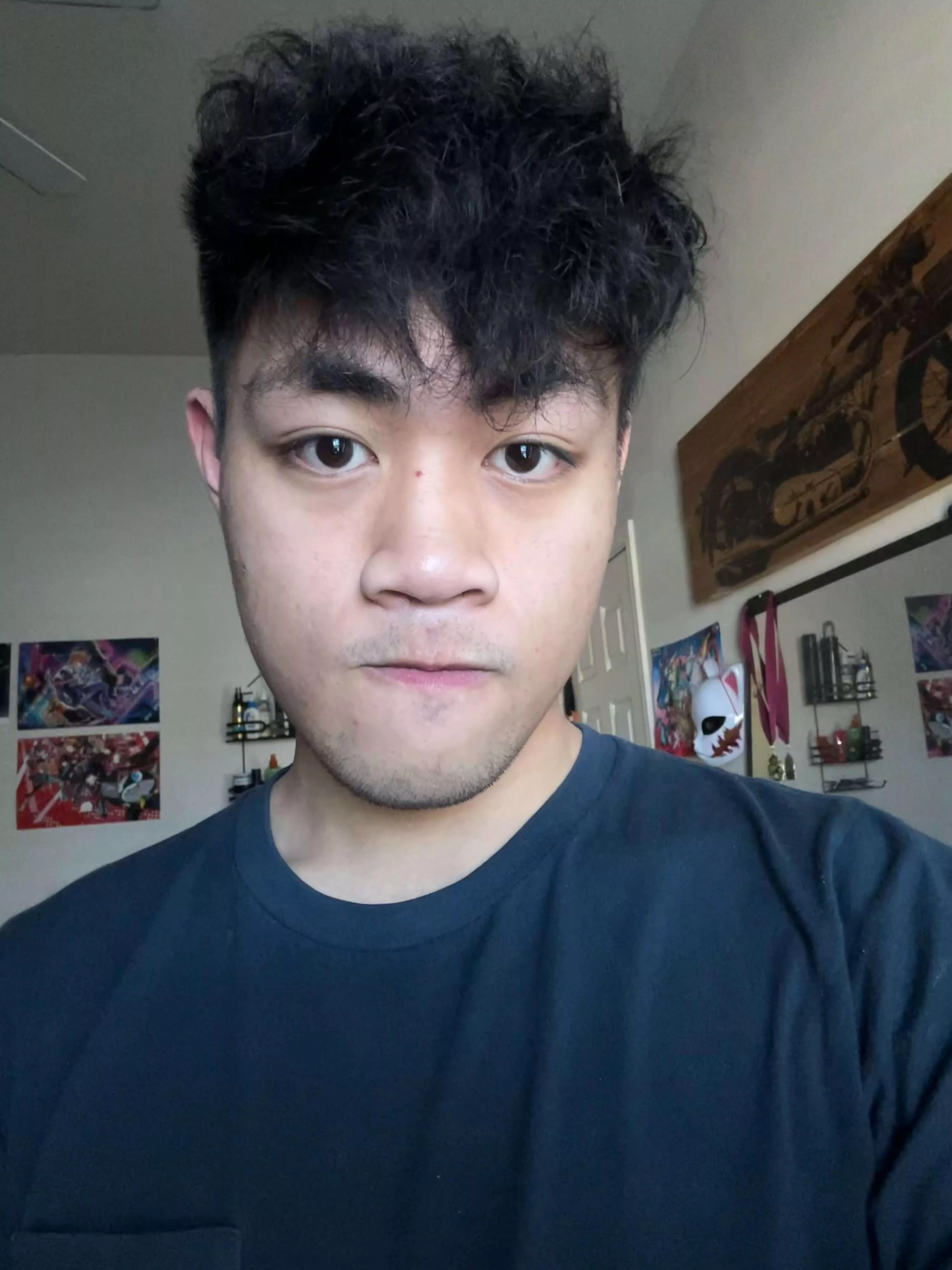 Messy hair this morning