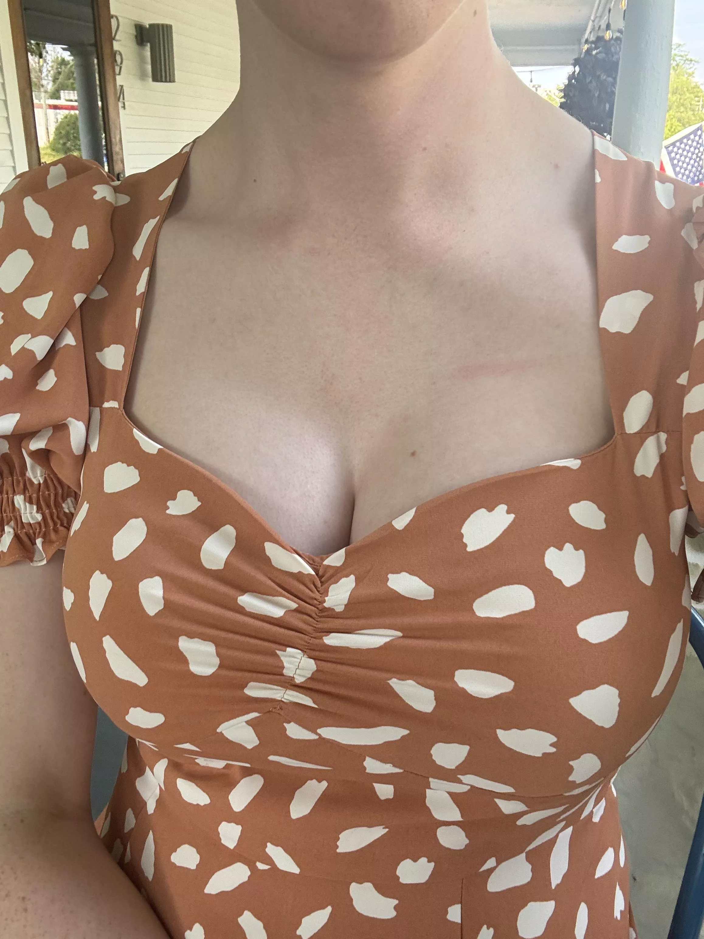 My tits always look so good in this dress 