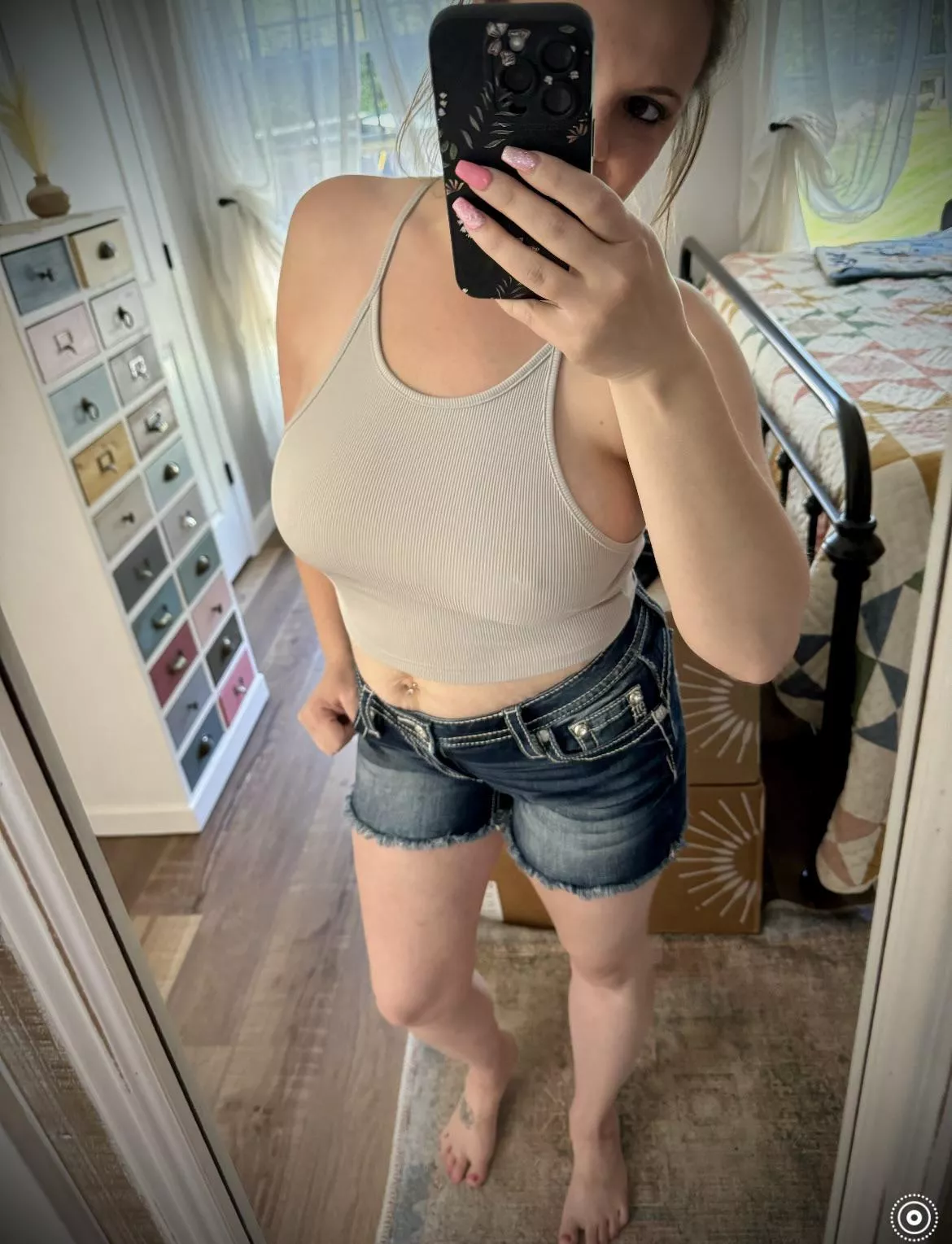 My wife’s grocery shopping outfit