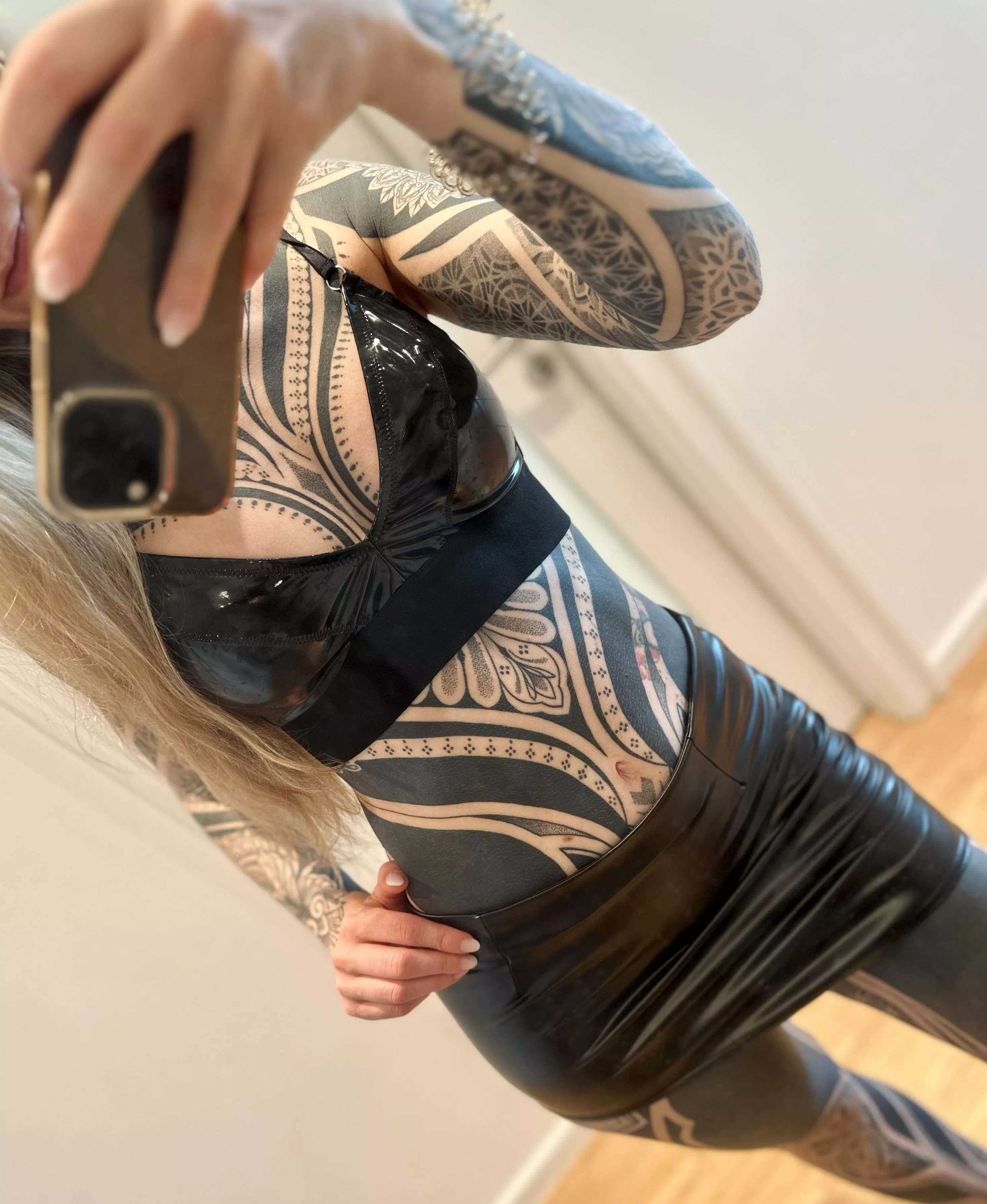 Note to self: leather and summer don’t mix 