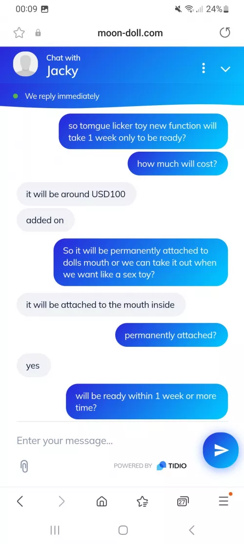 We hope our dream come true soon (New tongue licking function soon)