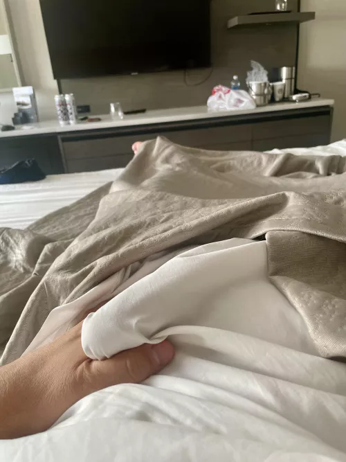 When in a hotel room…