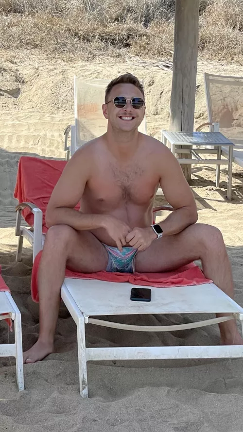 You can tell the beach makes me happy