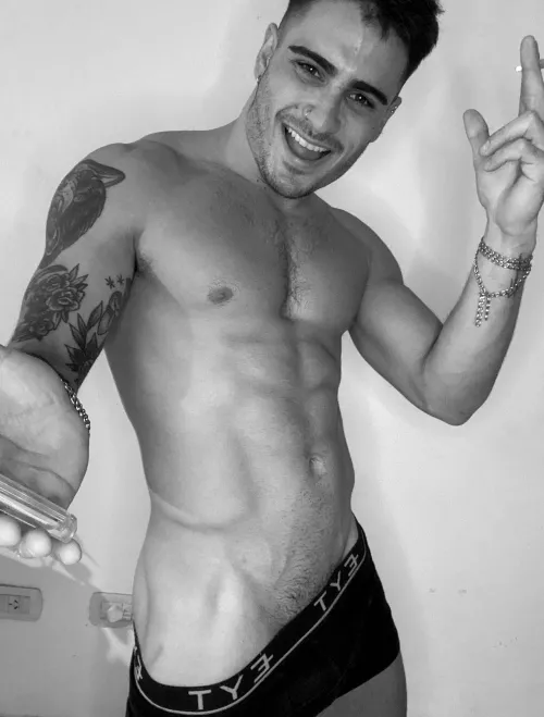 A Black and White Portrait of Passion 