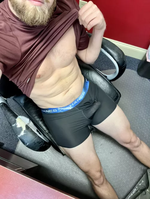 Dad never skips leg day