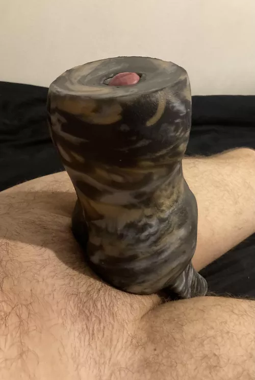 Edging and having fun with Nix (Bad dragon)