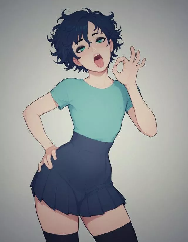 I’d love a femboy friend like this, I’d treat them like a princess at day, and a toy at night