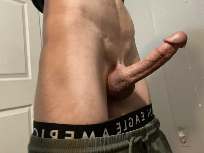 I’m always so leaky when I get hard…