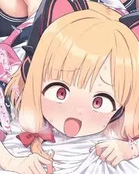 LF color source: Blue Archive, 1girl, Ass, Blonde Hair, Cat Ears, Tongue out, Open mouth