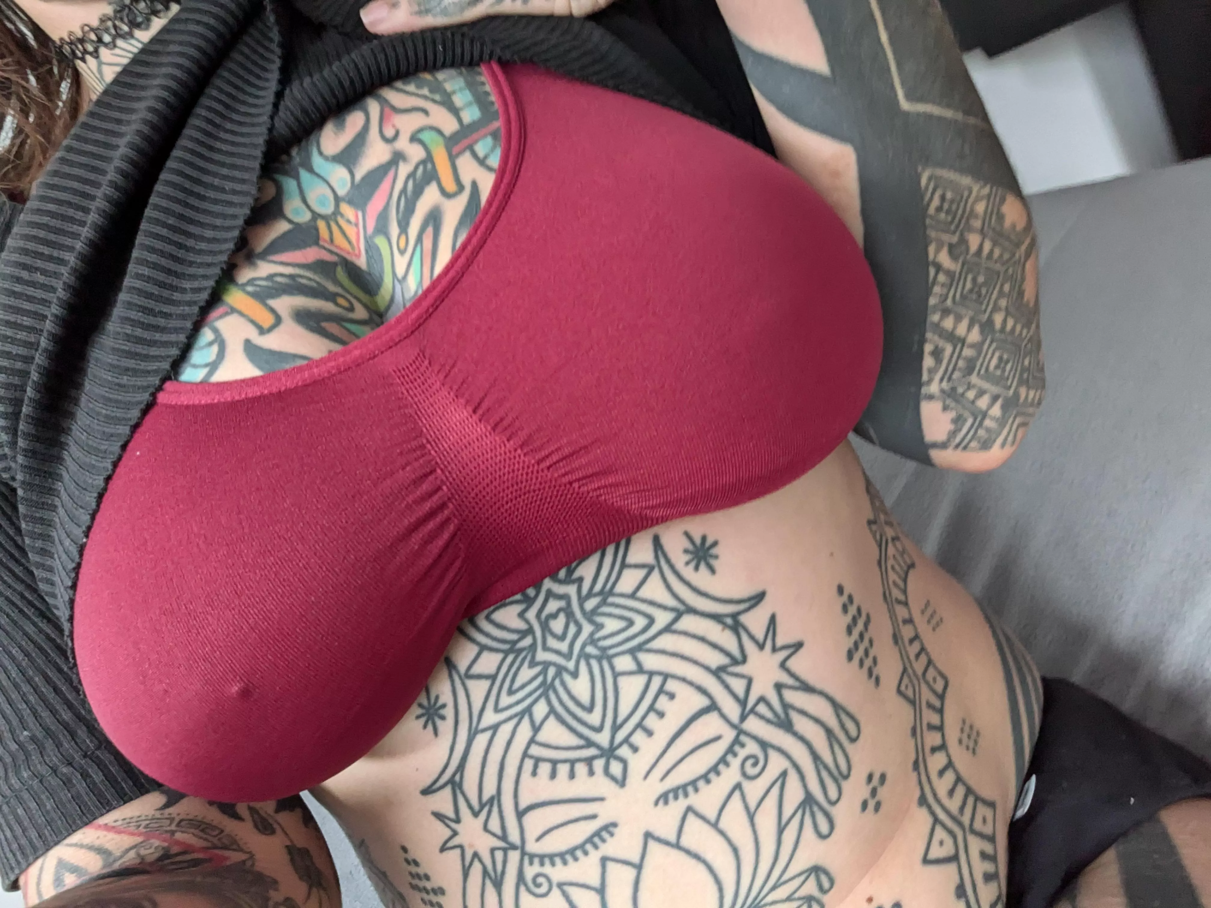 my pierced nip wanted to say hi :3