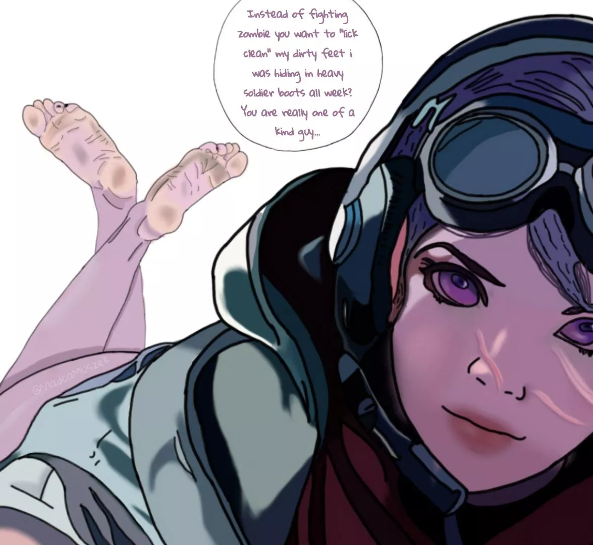 Samantha Maxis dirty feet (CallOfDuty) [VladcaMuszek] 