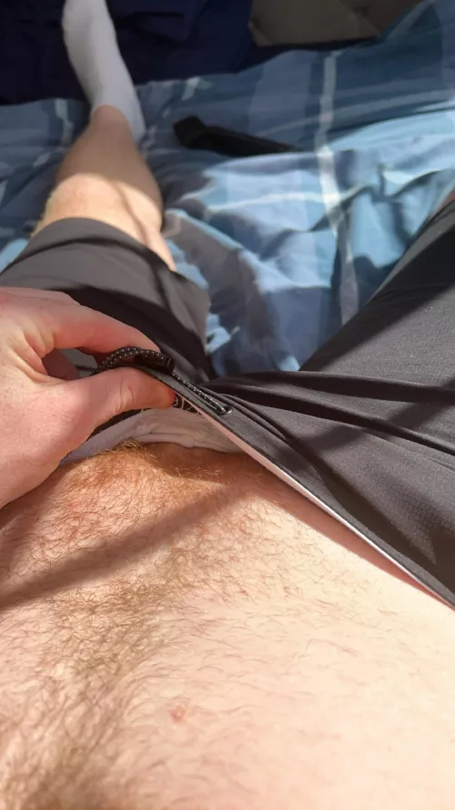 Those sun kissed orange pubes 😝