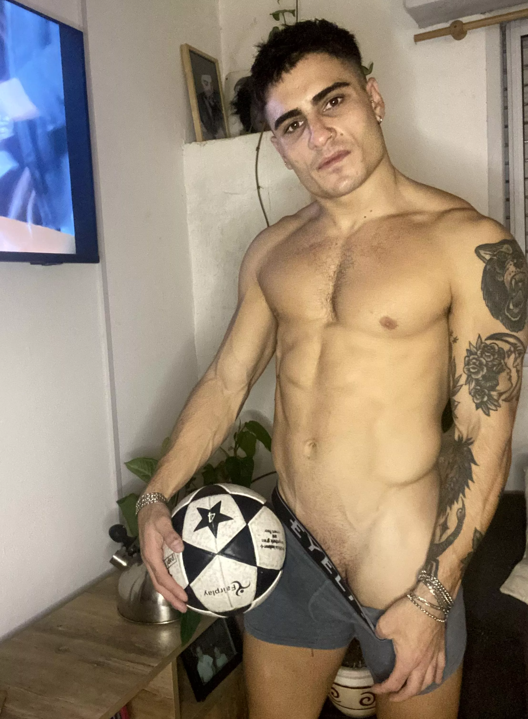 Do you think my soccer shorts are jealous of these boxers? 