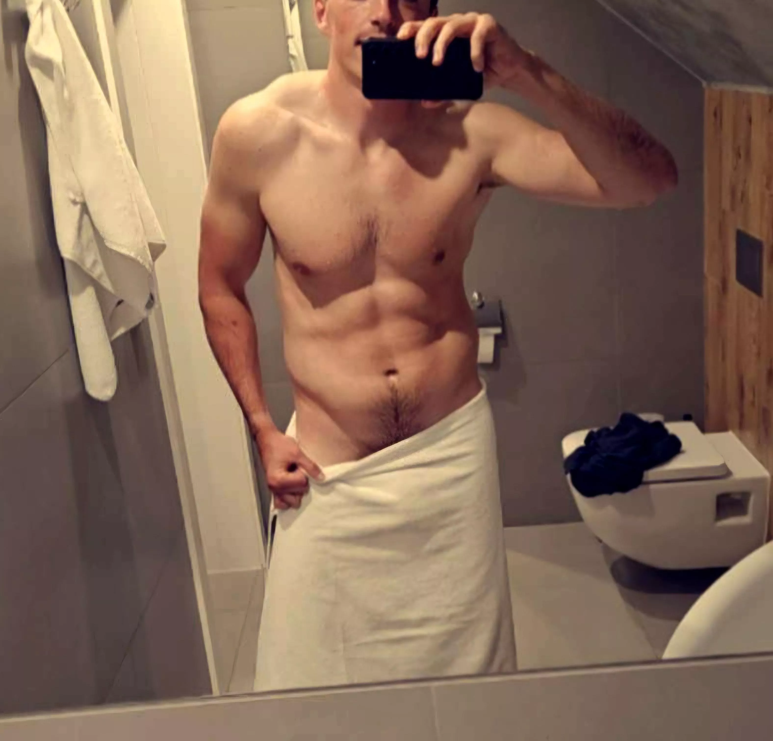 Make me drop that towel for you 