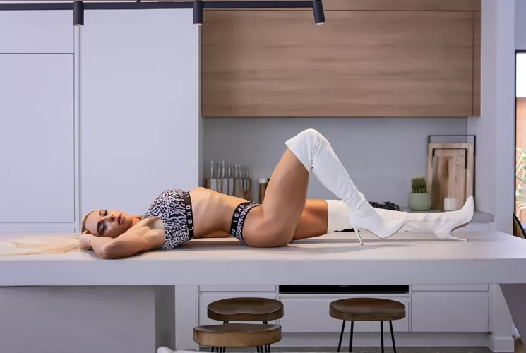 my sexy outfit is only complete with my boots