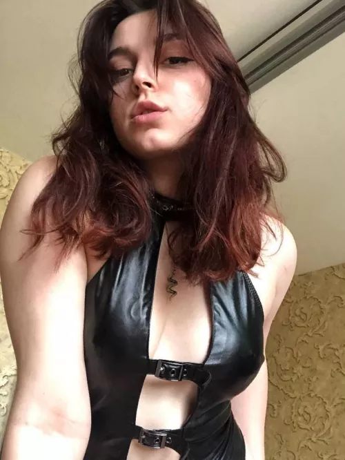 New leather bodysuit to match my body