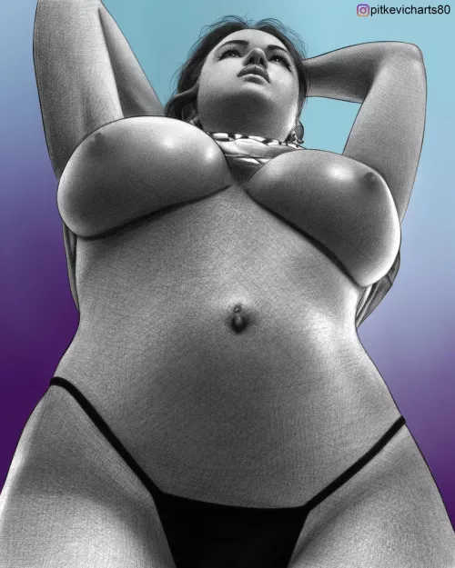 NSFW art for Megara Steele model, by Me